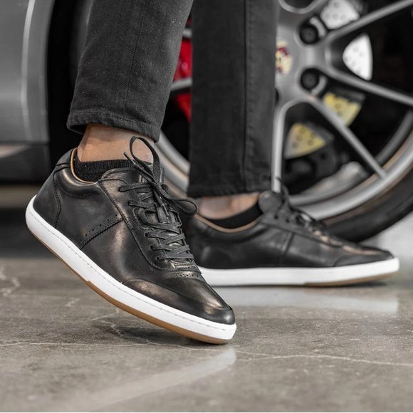Piloti Other - PILOTI Black Leather Avenue Driving Shoe/Sneaker Size: 9.5
